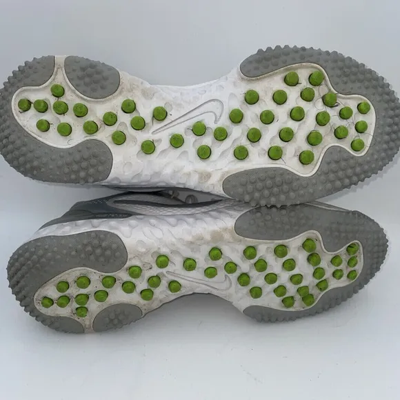 Nike Alpha Huarache Elite 3 Turf Baseball Shoes White/Silver Men's Size 11