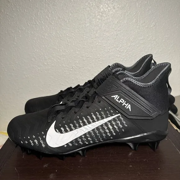 Nike Alpha Menace Pro 2 WD P Football Cleats Black Shoes BV3951-001 Mens 15 Wide