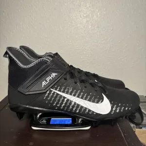 Nike Alpha Menace Pro 2 WD P Football Cleats Black Shoes BV3951-001 Mens 15 Wide