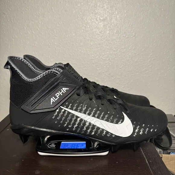 Nike Alpha Menace Pro 2 WD P Football Cleats Black Shoes BV3951-001 Mens 15 Wide