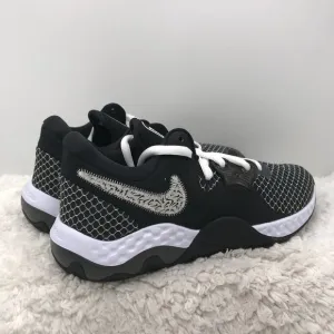 Nike Basketball Shoes Mens 10 Renew Elevate II Black White Athletic‎ Lightweight