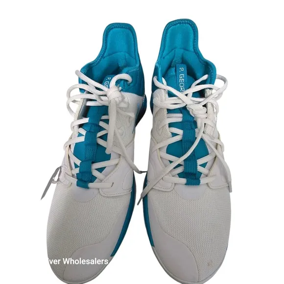 Nike Basketball Shoes Paul George PG Team White Blue Sneakers Size 13.5