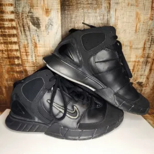 Nike Black High-Top Athletic Shoes with Velcro Strap