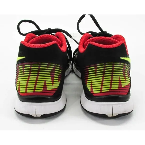 Nike Black Red Running CrossFit Shoes Free 3.0 Mens Size 9 Light Use Fast Ship