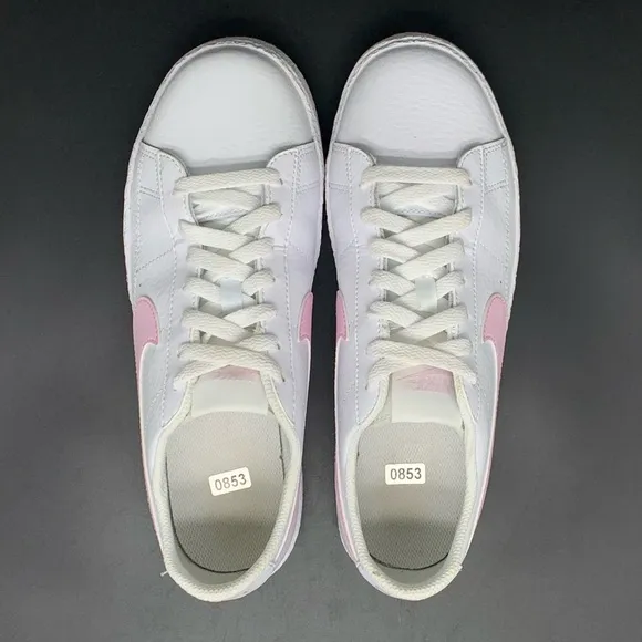 Nike Blazer Low White Pink Shoes CZ7576-102 Youth 7Y / Women's Sz 8.5