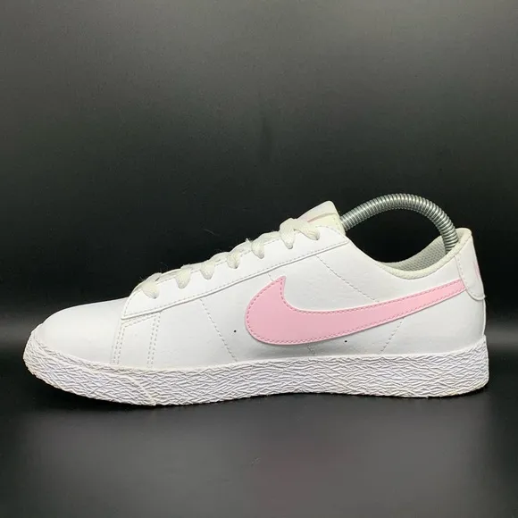 Nike Blazer Low White Pink Shoes CZ7576-102 Youth 7Y / Women's Sz 8.5
