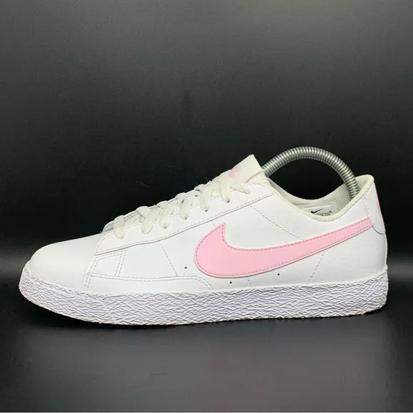Nike Blazer Low White Pink Shoes CZ7576-102 Youth 7Y / Women's Sz 8.5
