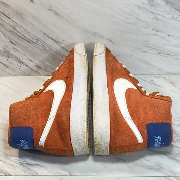 Nike Blazer Mid 77 Orange Suede (DC3433-800) Men's Size 8.5