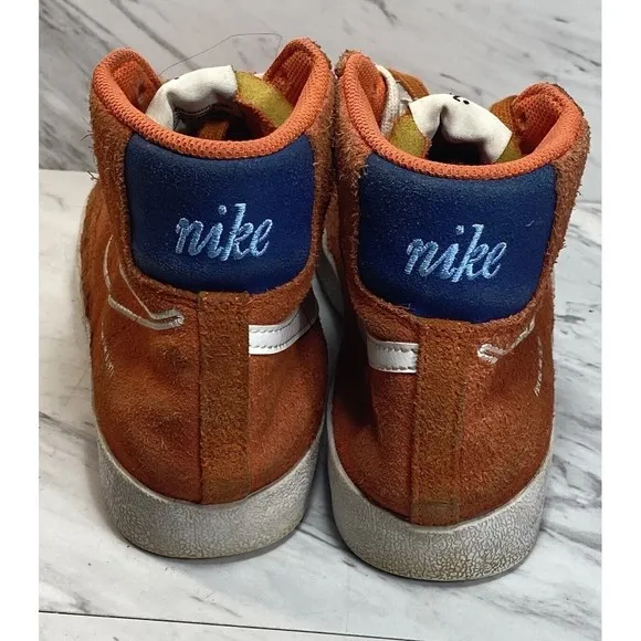 Nike Blazer Mid 77 Orange Suede (DC3433-800) Men's Size 8.5
