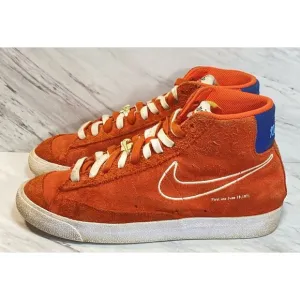 Nike Blazer Mid 77 Orange Suede (DC3433-800) Men's Size 8.5