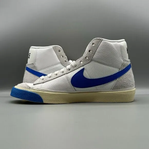 Nike Blazer Mid '77 Pro Club Size 7.5 Men's Shoes White Blue Sneaker DQ7673-102