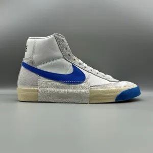 Nike Blazer Mid '77 Pro Club Size 7.5 Men's Shoes White Blue Sneaker DQ7673-102