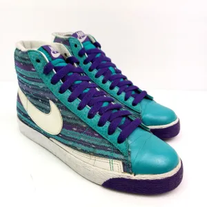 Nike Blazers 2009 Womens Size 7 Charlotte Hornets Color Hi Sneaker Shoes