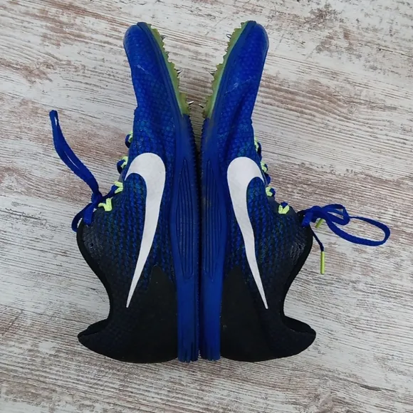 Nike Blue Rival D Distance Track Spike Shoes