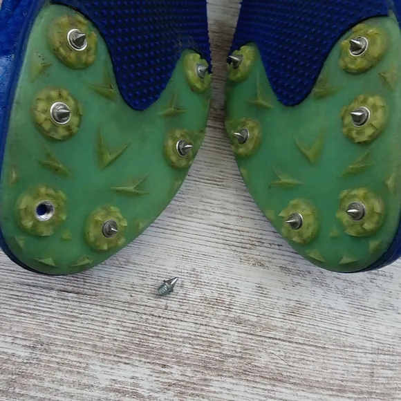 Nike Blue Rival D Distance Track Spike Shoes
