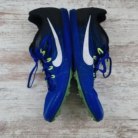 Nike Blue Rival D Distance Track Spike Shoes