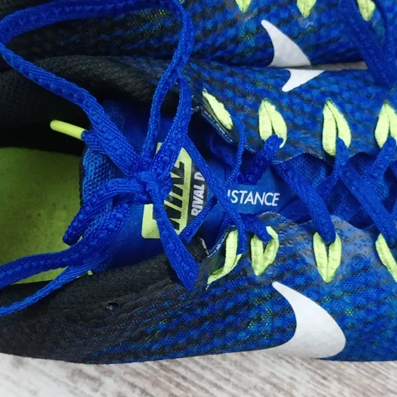 Nike Blue Rival D Distance Track Spike Shoes