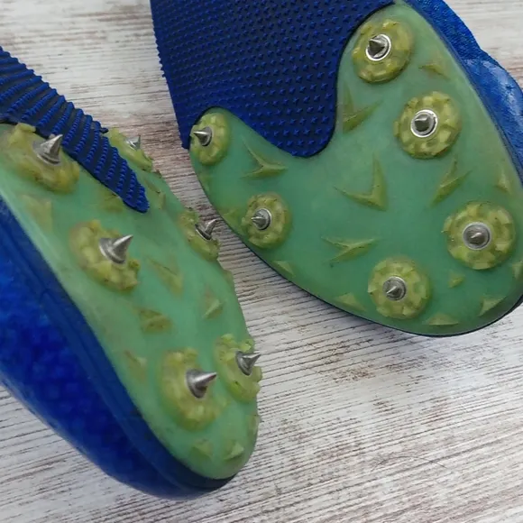 Nike Blue Rival D Distance Track Spike Shoes