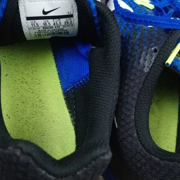 Nike Blue Rival D Distance Track Spike Shoes