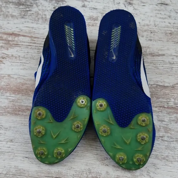 Nike Blue Rival D Distance Track Spike Shoes