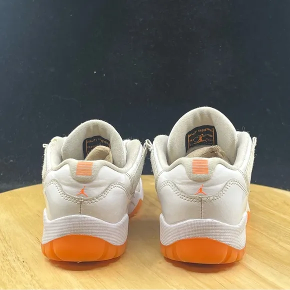 Nike Boys Air Jordan 11 Low DJ4328-139 White Basketball Shoes Sneakers Size 1.5Y