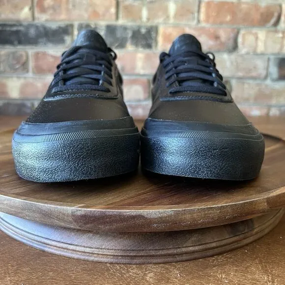 Nike Court Shot Vision Low Men's 10 Leather Sneakers Shoes Black