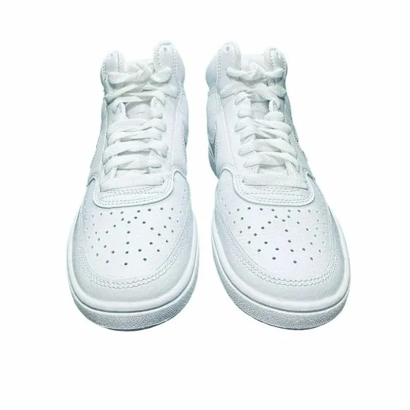 🤩Nike Court Vision Mid Sz 6.5 Women's Shoes White Iridescent FD0819-100 New🤩