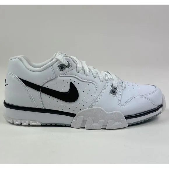 Nike Cross Tainer Low Mens 8 White Black Athletic Shoes Sneakers CQ9182-106