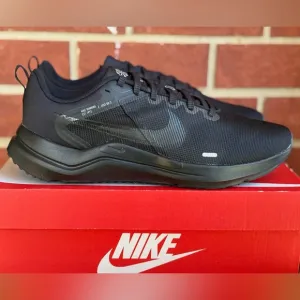 Nike Downshifter 12 Mens Triple Black New Sneakers Running Shoes