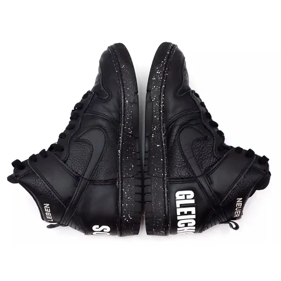 Nike Dunk High 1985 x Undercover Chaos DQ4121-001 Black Leather Size 6