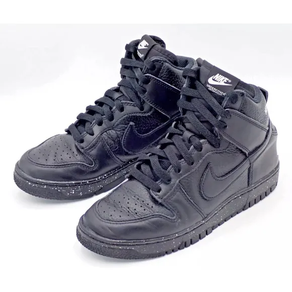 Nike Dunk High 1985 x Undercover Chaos DQ4121-001 Black Leather Size 6