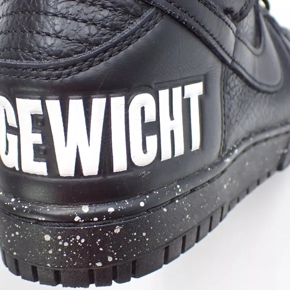 Nike Dunk High 1985 x Undercover Chaos DQ4121-001 Black Leather Size 6
