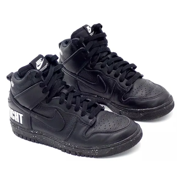 Nike Dunk High 1985 x Undercover Chaos DQ4121-001 Black Leather Size 6