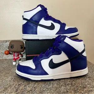Nike Dunk High Electro Purple Midnight Navy Size 3Y‎ DH9753-100 Shoes (b6)