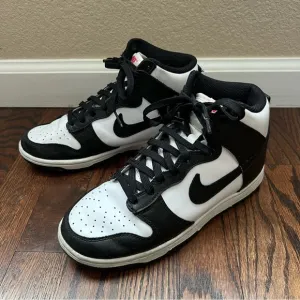 Nike Dunk High Panda Black White Lace Up Sneakers Shoes Women Size 7 DD1869-103,