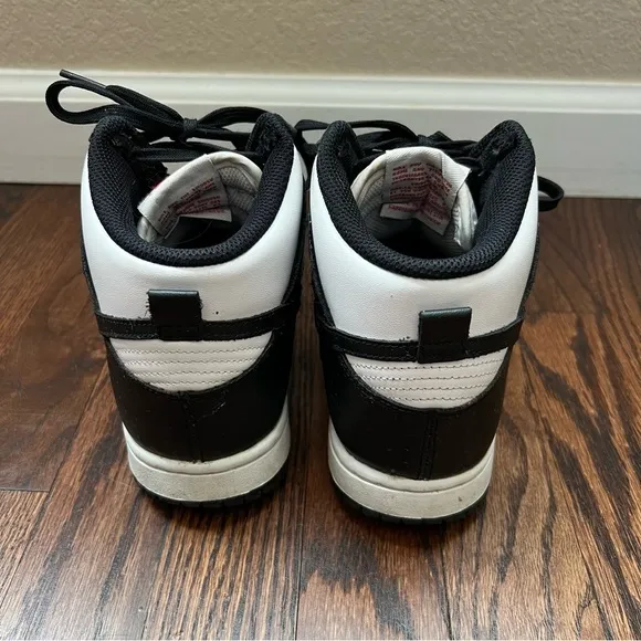 Nike Dunk High Panda Black White Lace Up Sneakers Shoes Women Size 7 DD1869-103,