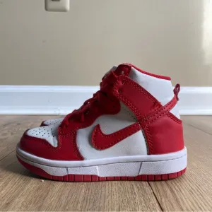 Nike Dunk High PS 'Championship Red' Shoes Toddler Size 8c