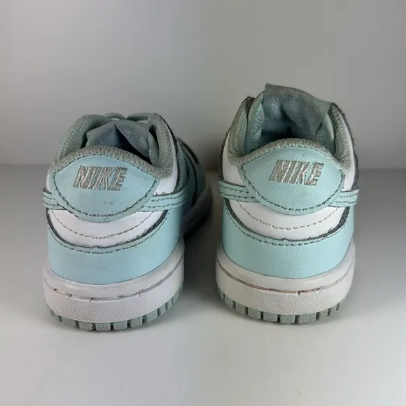 Nike Dunk Low Glacier Blue White Size 5C Toddler Baby Sneakers Shoes