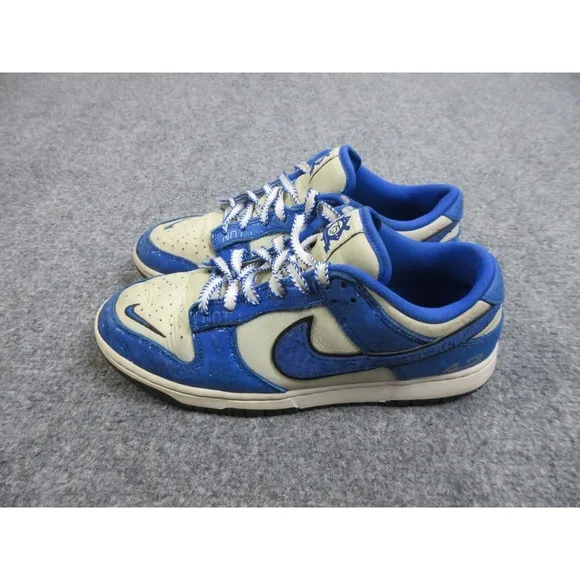 Nike‎ Dunk Low Jackie Robinson Shoes Mens Size 9 Blue Sneakers DV2122-400