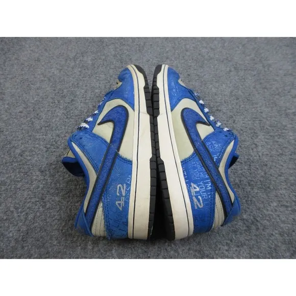 Nike‎ Dunk Low Jackie Robinson Shoes Mens Size 9 Blue Sneakers DV2122-400