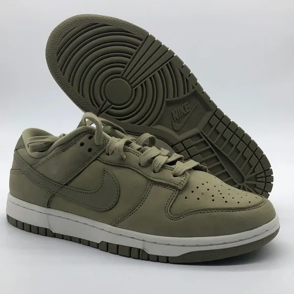 Nike Dunk Low PRM Neutral Olive Green Shoes Sneaker DV7415-200 Women's