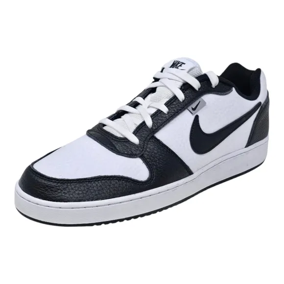 Nike Ebernon Low Premium Men's Shoes White Black Grey Sneaker Size 12 AQ1774-102