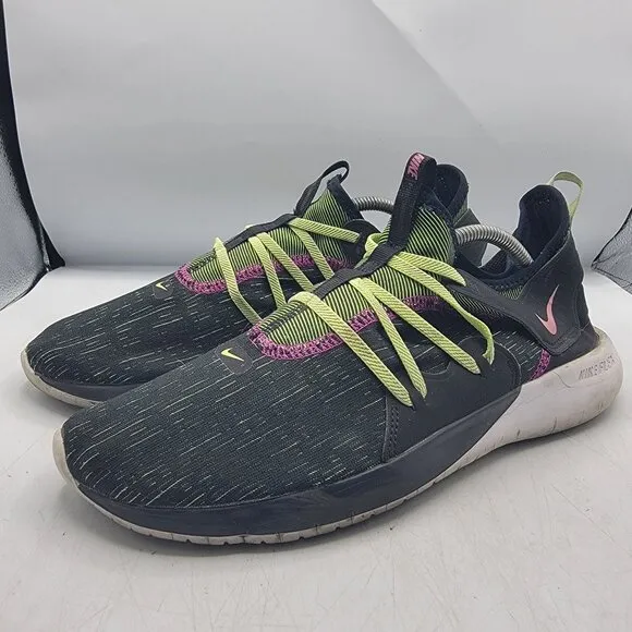 Nike Flex Contact 3 Mens 12 Black Green Purple Athletic Shoes Outdoors Running