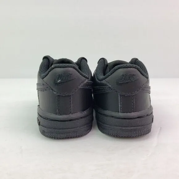 Nike Force 1 LE Baby Toddler Size 4c Triple Black Sneaker Shoes DH2926-001