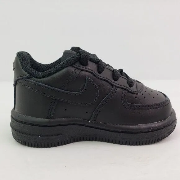 Nike Force 1 LE Baby Toddler Size 4c Triple Black Sneaker Shoes DH2926-001