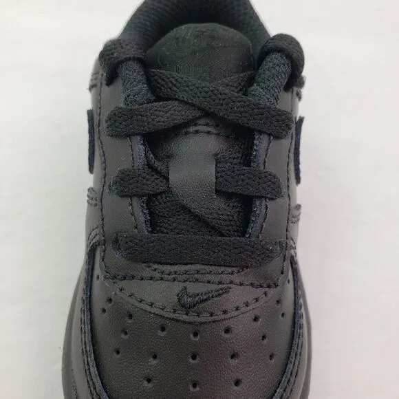 Nike Force 1 LE Baby Toddler Size 4c Triple Black Sneaker Shoes DH2926-001