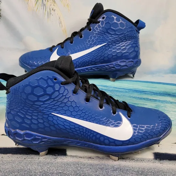 Nike Force Zoom Trout 5 Pro Gym Blue Baseball Cleats Men's 11