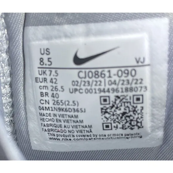Nike Free Metcon 3 CrossFit Gym Training Shoes Wolf Grey CJ0861 NEW Mens 8.5