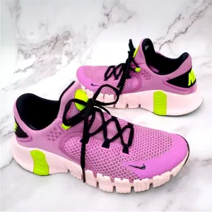 Nike Free Metcon 4 Workout Training Rush Fuchsia Volt Womens Size 8.5 CZ0596 501