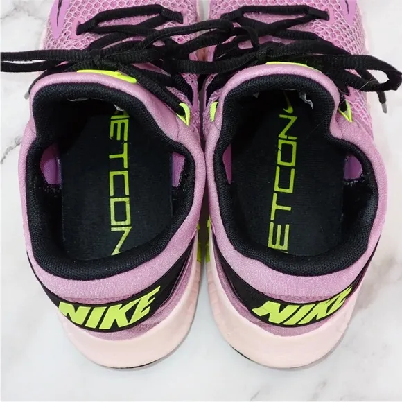 Nike Free Metcon 4 Workout Training Rush Fuchsia Volt Womens Size 8.5 CZ0596 501
